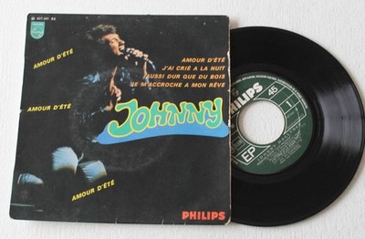 Johnny Hallyday, Sommerliebe + 3, EP - 45 Runden