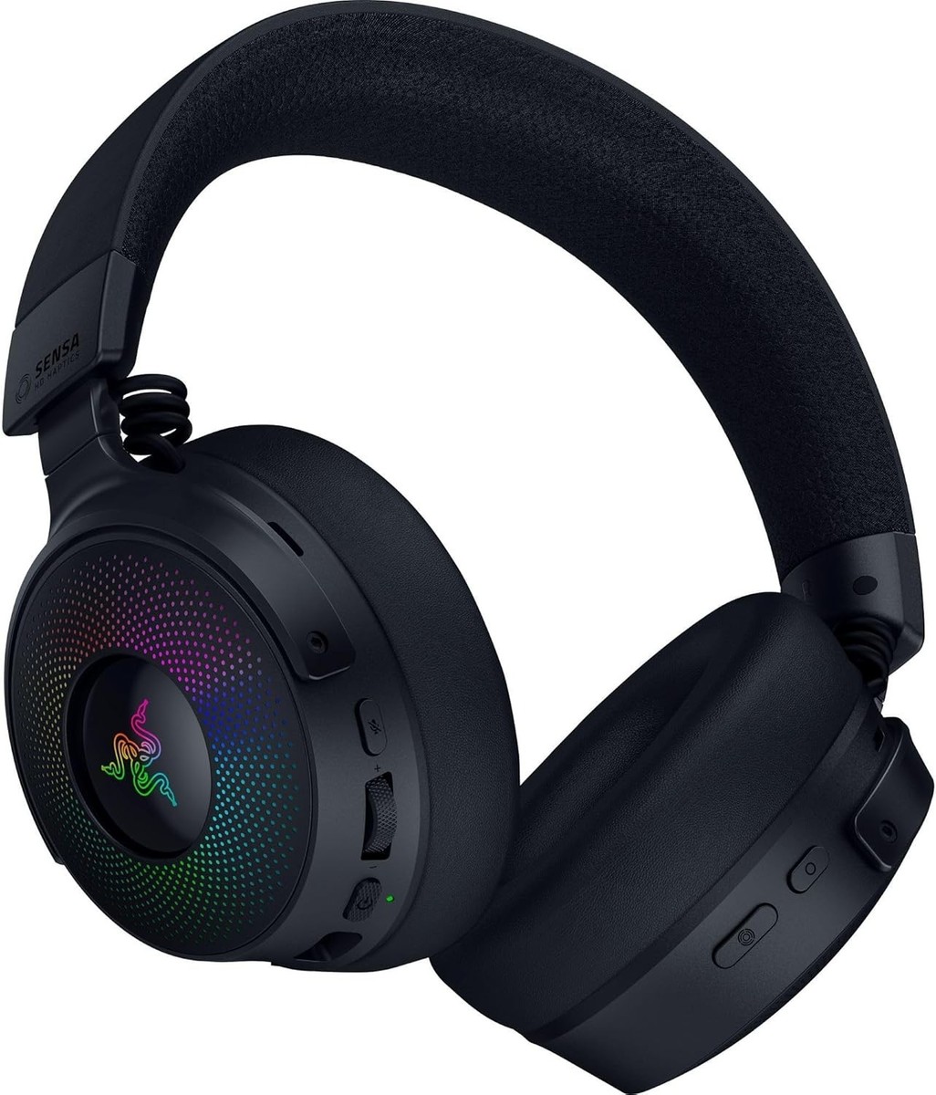 Razer Kraken V4 Pro ワイヤレス RGB【中古品】 Razer Kraken V4 Pro Black RZ04-05160100-R3U1 Wireless Gaming