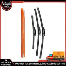 Scheibenwischer Set vorne & hinten kompatibel mit VW Golf IV 1J1 Schwarz Gummi