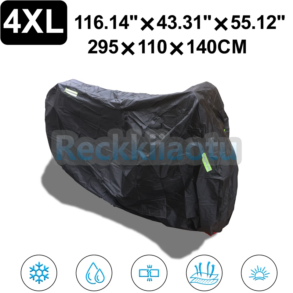 Cubierta impermeable 4XL para moto Honda Goldwing 1000/ 1100/ 1200/ 1500/ 1800 Foto 3 de 4