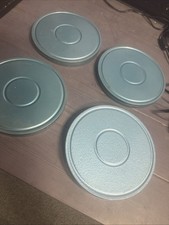 Vintage 7  Blue Compco Corp 8mm Film Canister and Reel 400 ft Lot Of 4