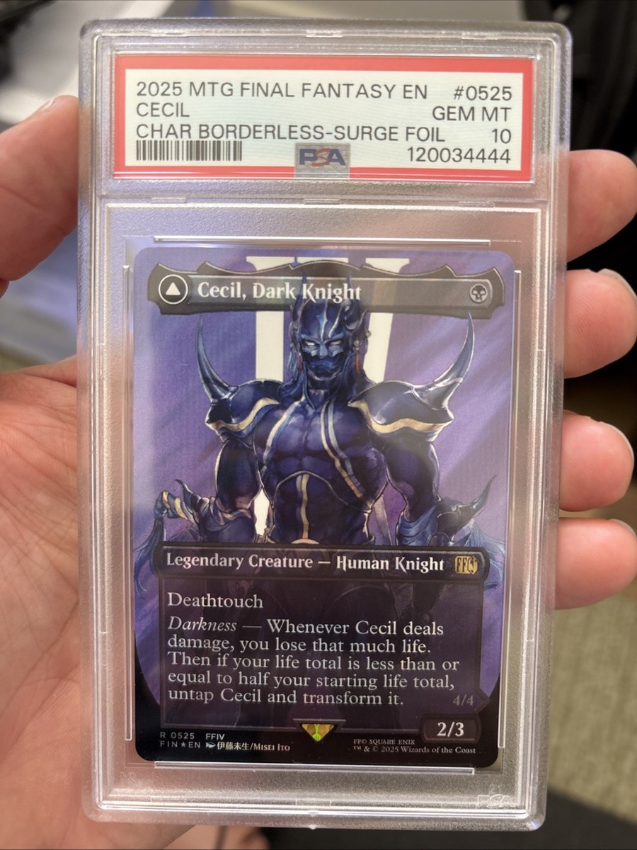 Cecil, Dark Knight (Borderless) (Surge Foil) Final Fantasy
