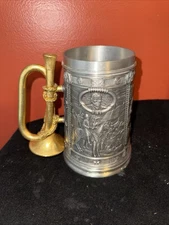 1989 The Franklin Mint Civil War Commemorative Tankard Generals Grant & Lee