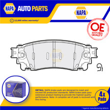 Brake Pads Set fits TOYOTA CAMRY AXVH70 2.5 Rear 2017 on A25A-FXS NAPA Quality
