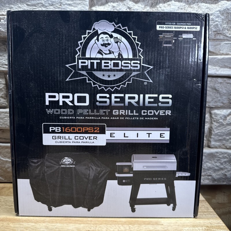 Pit Boss Pro PB1600PS2 62.5-in W x 55.12-in H Horizontal Smoker Cover - Black