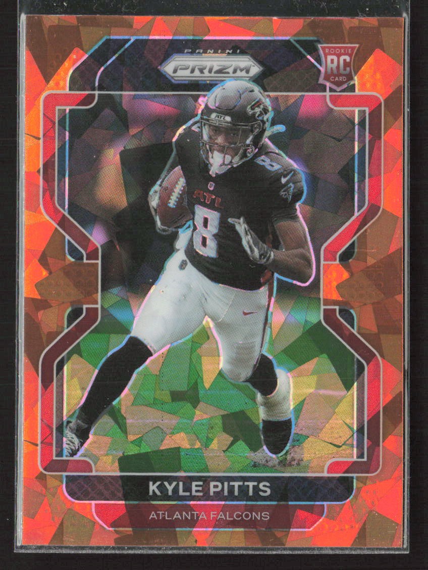 Kyle Pitts 2021 Panini Prizm #341 Orange Ice Rookie Atlanta Falcons