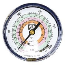 Jb Industries M2-820L Gauge, Blue Led, For R-22, R-404A, R-410A