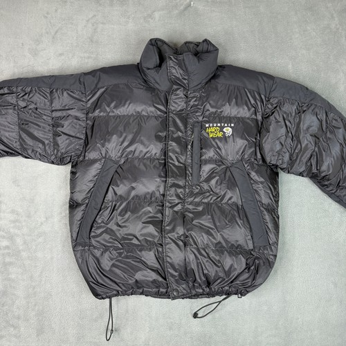 Mountain Hardwear Conduit SL Down Puffer Jacket Mens Medium Black Ripstop Parka - Picture 1 of 11