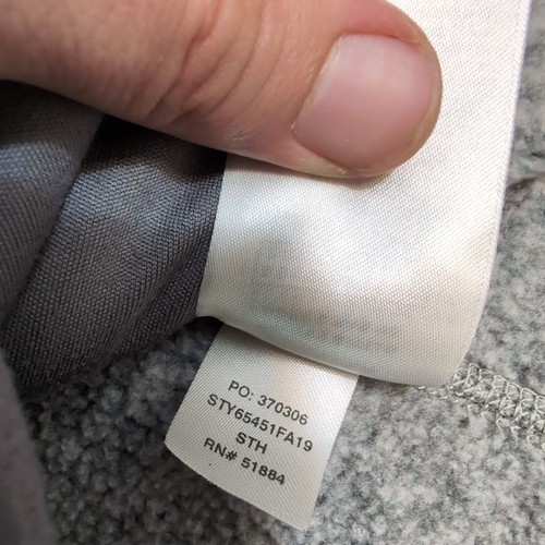 Girl’s PATAGONIA Gray Better Sweater Vest, Girl’s Size Large Full Zip Pocket - Picture 7 of 8
