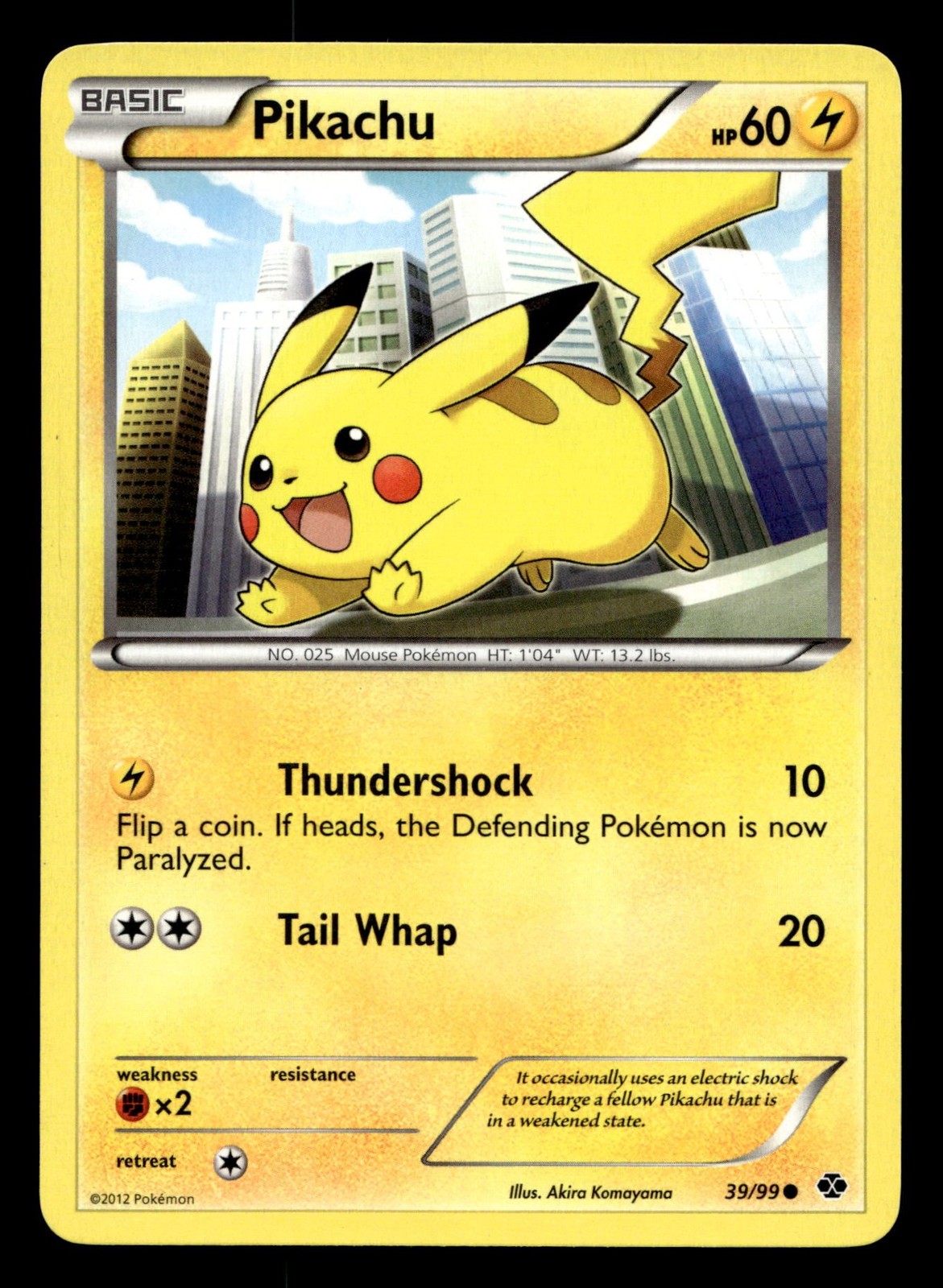 Pikachu 39/99 Common Next Destinies Pokemon LP