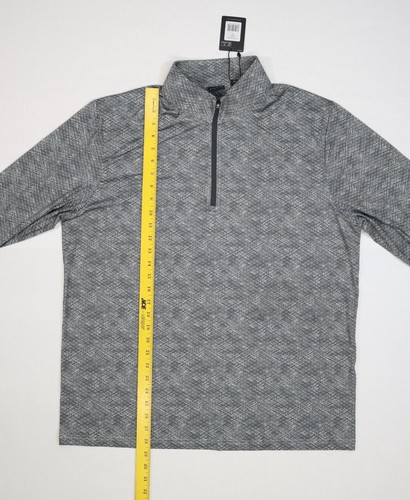 Pullover Dunning Golf Cuarto Cremallera Para Hombre XL Gris Rendimiento Elástico D7F23K552 - Imagen 2 de 12