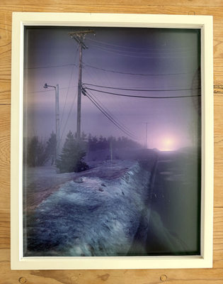 Todd Hido Signed Exhibition Photograph “#2424-A” Framed Metal