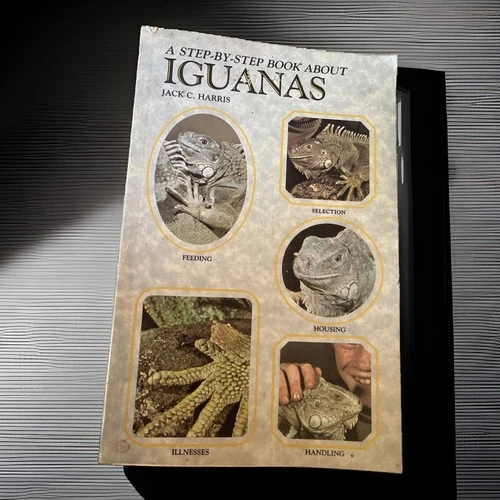 Iguanas Step By Step Guide Reptiles Pet Care Paperback Book Jack Harris 1990 - product listing photo