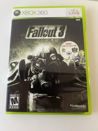 Fallout 3 Xbox 360 Manual Included Tested Working