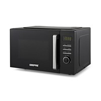 GEEPAS Digital Microwave Oven 23L 5 Power Level 60 Min Timer 8 Preset 800W Black