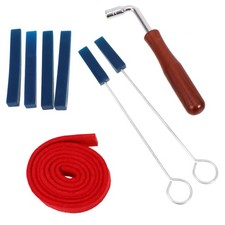 8 Pcs Professional Piano Tuning Mute Kit Tuning Hammer Lever Tuner Tools