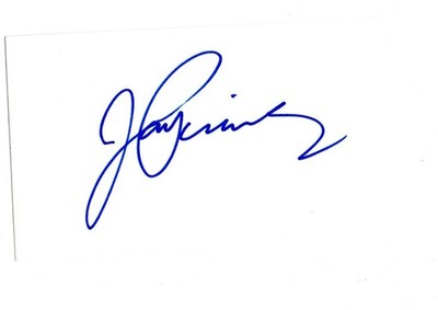 Jada Pinkett Smith amerikanische Schauspielerin signed weiße Karte handsigniert
