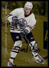 1999-00 Be a Player Signature Series Millennium Gold Autographs Tom Poti Auto