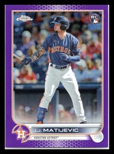 2022 Topps Update #US297 J.J. Matijevic Purple Houston Astros