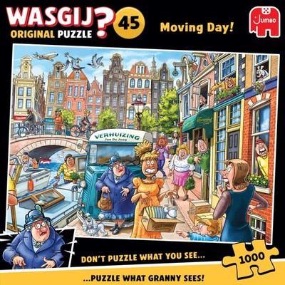 Wasgij Original 45, Moving Day - Unique 1000 Piece Jigsaw Puzzles for Adult