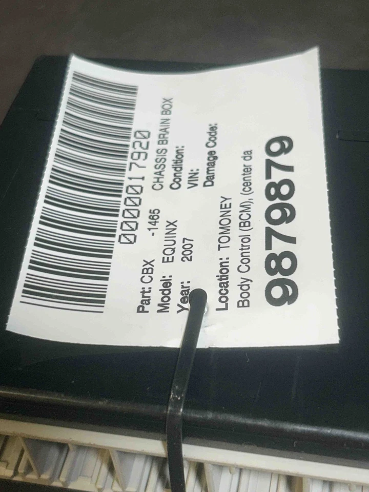 Fits 2007-2009 Chevrolet Equinox CBX/BCM, OEM:20935349 Foto 4 de 4