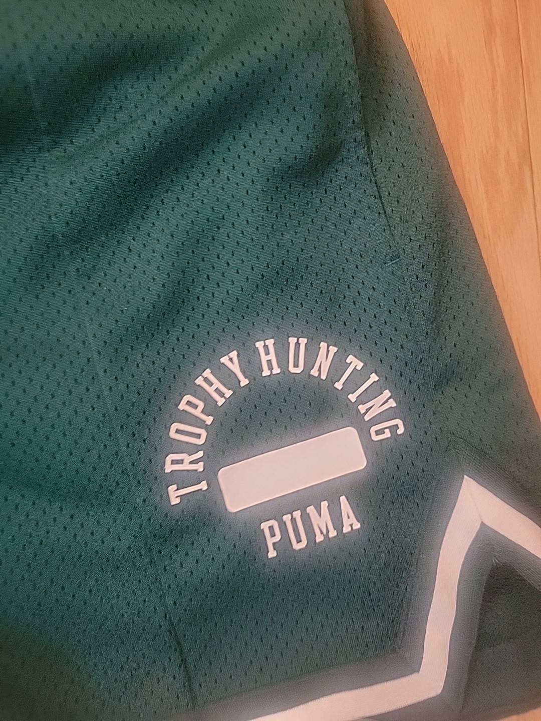 PUMA Trophy Hunting Shorts Womens Green Casual Athletic Bottoms Size  Small  thumbnail 2