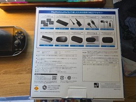 Sony Ps Vita  PCH-1000 black Crystal Model Console & Charger CIB  TESTED