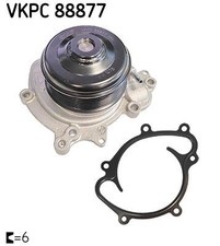 Cooling System Engine Cooling Water Pump SKF VKPC 88877 Fits Mercedes-Benz