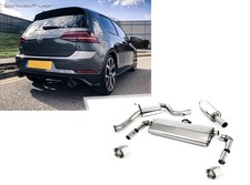 Milltek Duplex Sportauspuffanlage VW Golf 7 GTI Facelift 245PS je 100mm