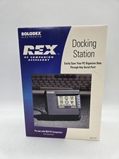 Rex Rolodex Electonics REX PC Companion Accessory REX-DS Docking Station Vintage