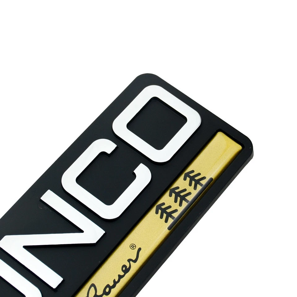 Juego de 2 insignias de guardabarros laterales aptas para 1992-199 Bronco Eddie Bauer Foto 2 de 3