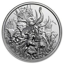 2 oz Silver High Relief Round - Molon Labe (Type 4) 87.44 per troy oz