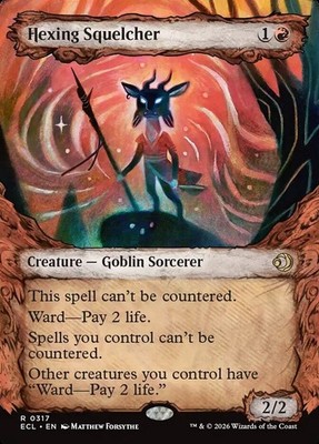 Hexing Squelcher (Showcase) Lorwyn Eclipsed #0317 RARE