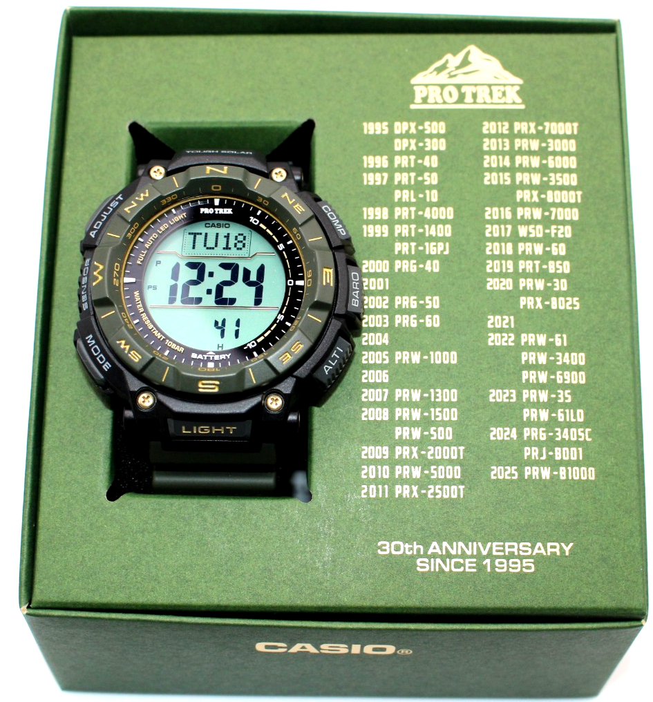 CASIO PRO TREK PRG-340ANS-3JR 30th Anniversary Limited Outdoor