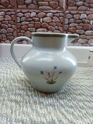 Buchan Thistle Scottish Stoneware Larger Pitcher Made In Scotland - Picture 4 of 17
