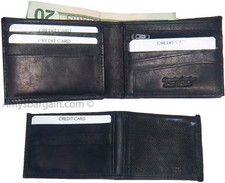 2-in-1 Leather Man's Wallet 9 Card Spaces 2 ID window 3 bill pockets BNWT