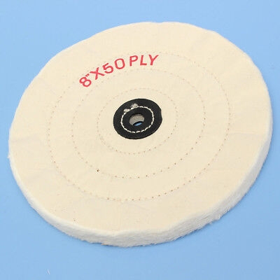 4 5 inch Cloth Buffing Polishing Wheel Arbor Buffer Polish Grinder White Disc