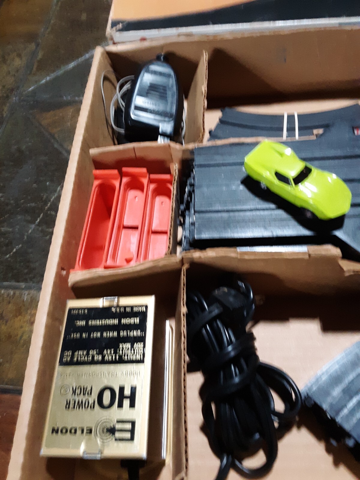 Eldon Futura HO Slot Car Set 60's eBay