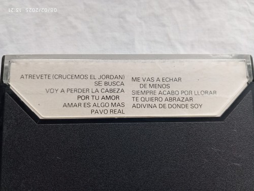 Jose Luis Rodriguez El Puma Pavo Real Ariola 1987 - Cinta Tape Cassette - Picture 3 of 5