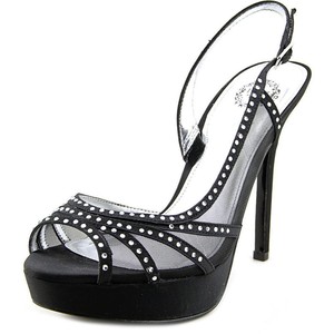 ladies black slingback shoes