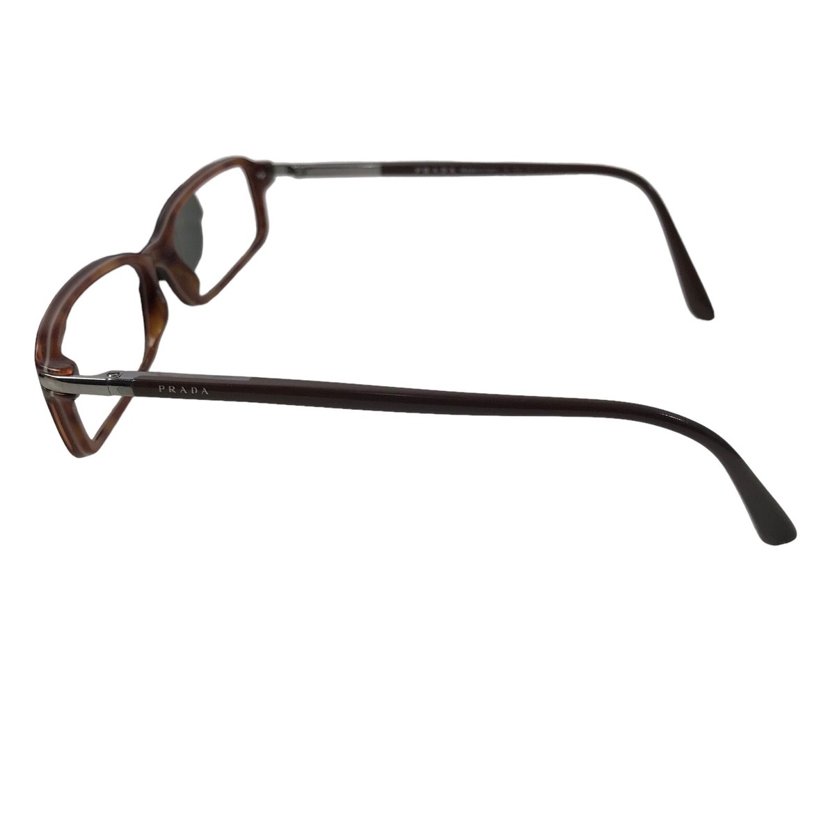 Prada Tortoise Acetate Frame W Brown Temple Glasses Italy  display picture 3
