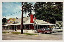 1960s Chimney House Restaurant Gatlinburg Tennessee Vintage Postcard US 441