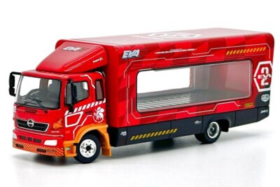HINO 500 - EVA Racing  - red - TINY 1:64
