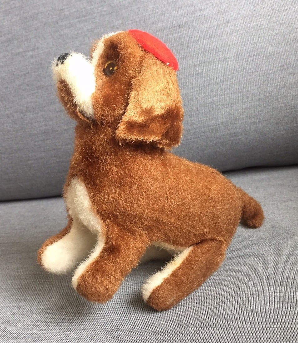 Vintage Mechanical Wind up Toy dog eBay
