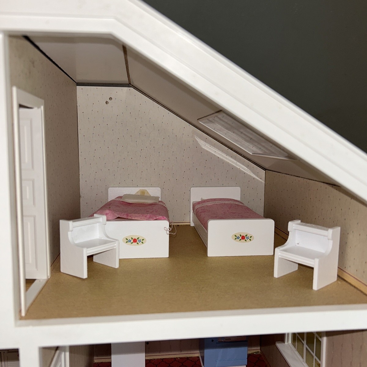 Vintage Lundby Stockholm Dollhouse With Lots Of Furniture