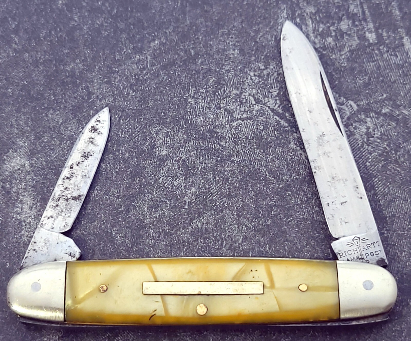 Richartz Lamp Post Knife Made in Solingen Germany Celluloid Equal End eBay