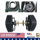 Pair Go Kart ATV UTV Buggy Quad Rear Wheel Snow Rubber Sand Tracks Snowmobile