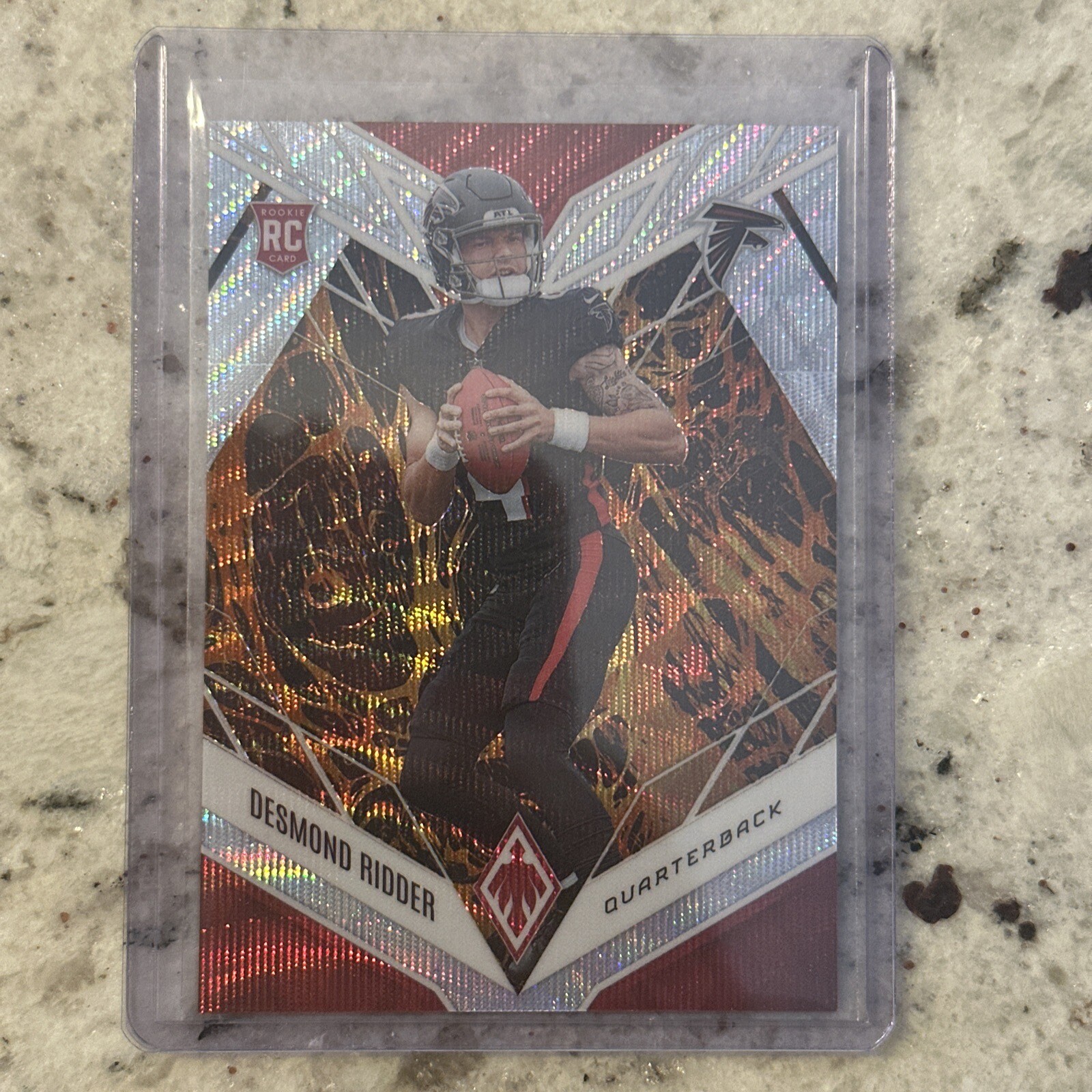 2022 Phoenix Desmond Ridder Lava Rookie Card RC 38/175 Falcons #104