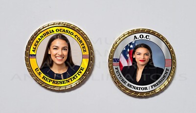 AOC Alexandria Ocasio-Cortez Rep. and Future Senator / President Novel COIN