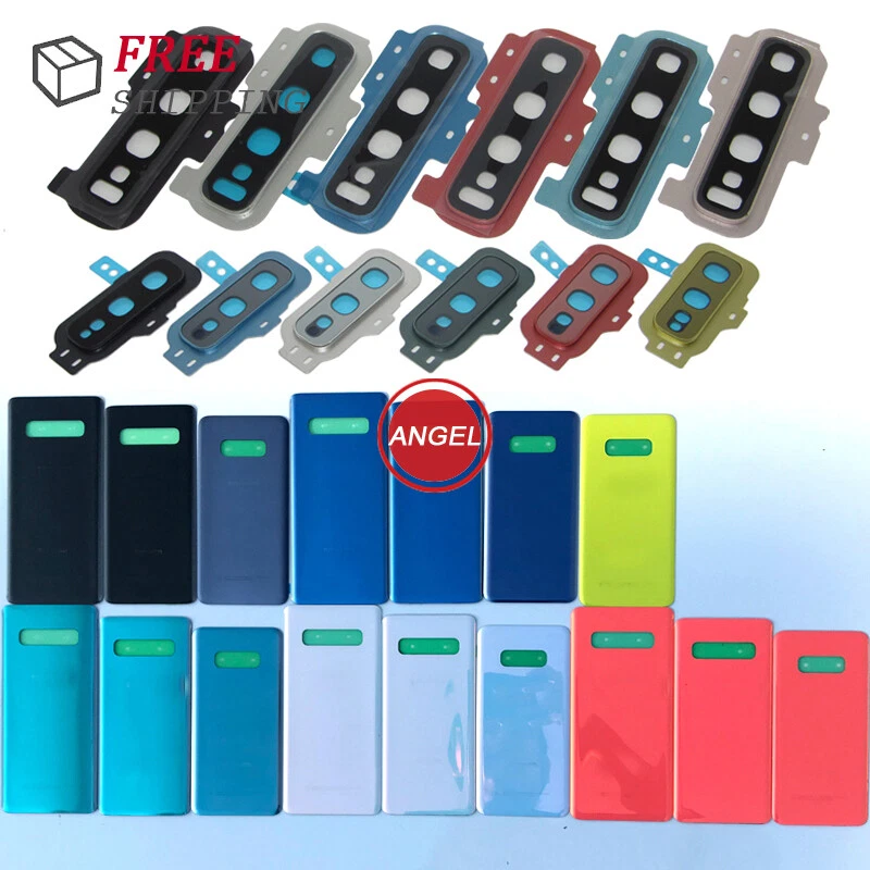 Nueva cubierta trasera de vidrio + lente de cámara Samsung Galaxy S8 S8 + S9 S9 + S10 S10 + Plus S10E Foto 2 de 4